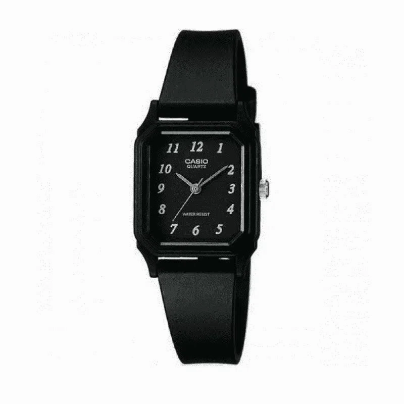 Casio LQ-142-1BDF Black Rubber Strap Watch for Women