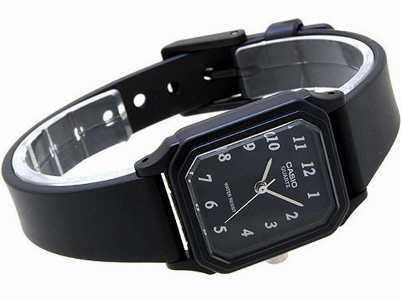 Casio LQ-142-1BDF Black Rubber Strap Watch for Women