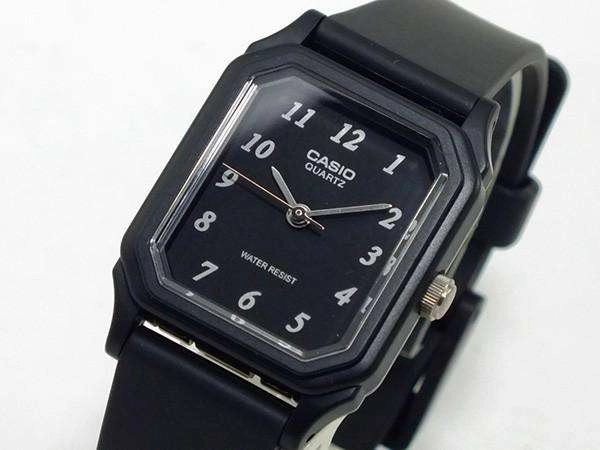 Casio LQ-142-1BDF Black Rubber Strap Watch for Women