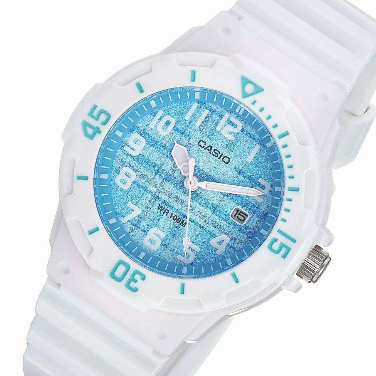 Casio LRW-200H-2CVDF White Resin Strap Watch for Women