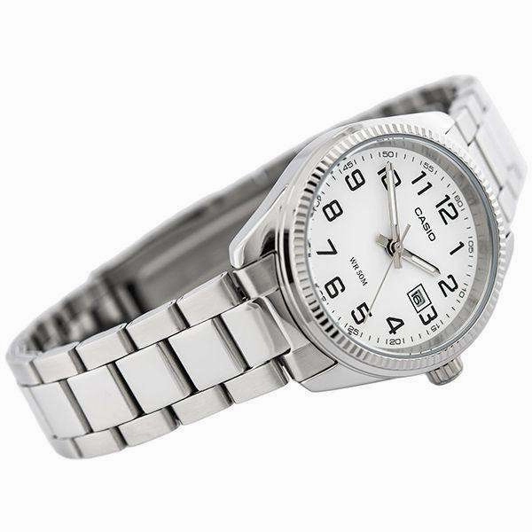 Casio LTP-1302D-7BVDF Silver Stainless Steel Strap Watch for Women