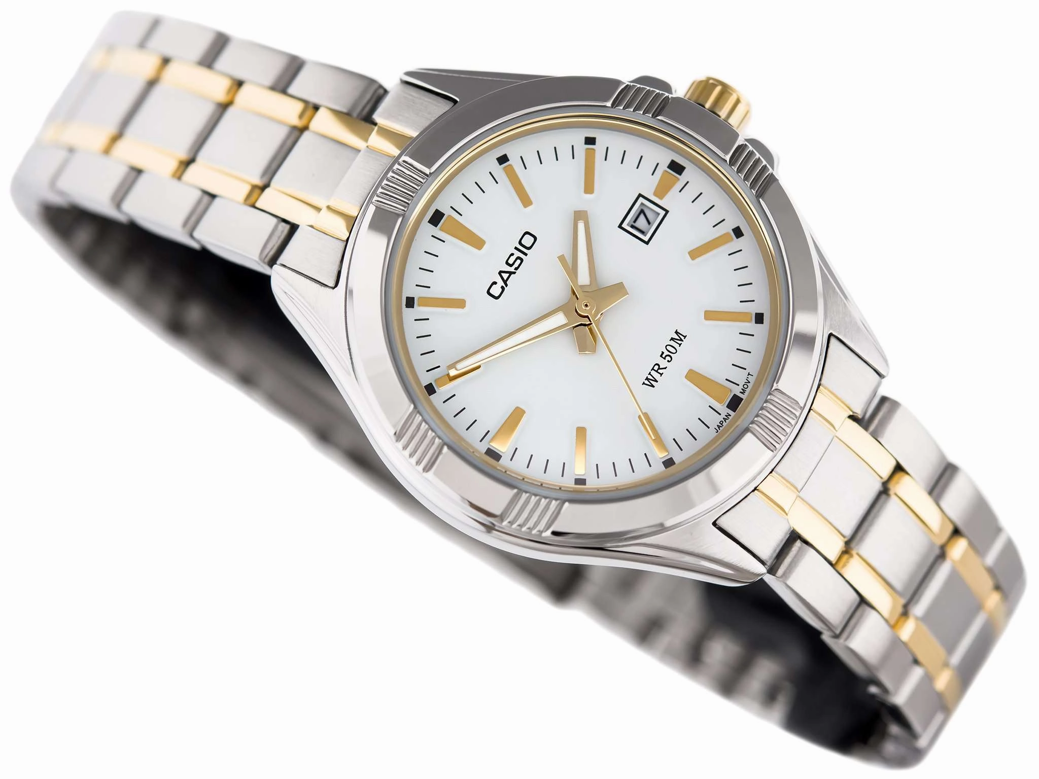 Casio LTP-1308SG-7AVDF Two-tone Stainless Steel Strap Watch for Women