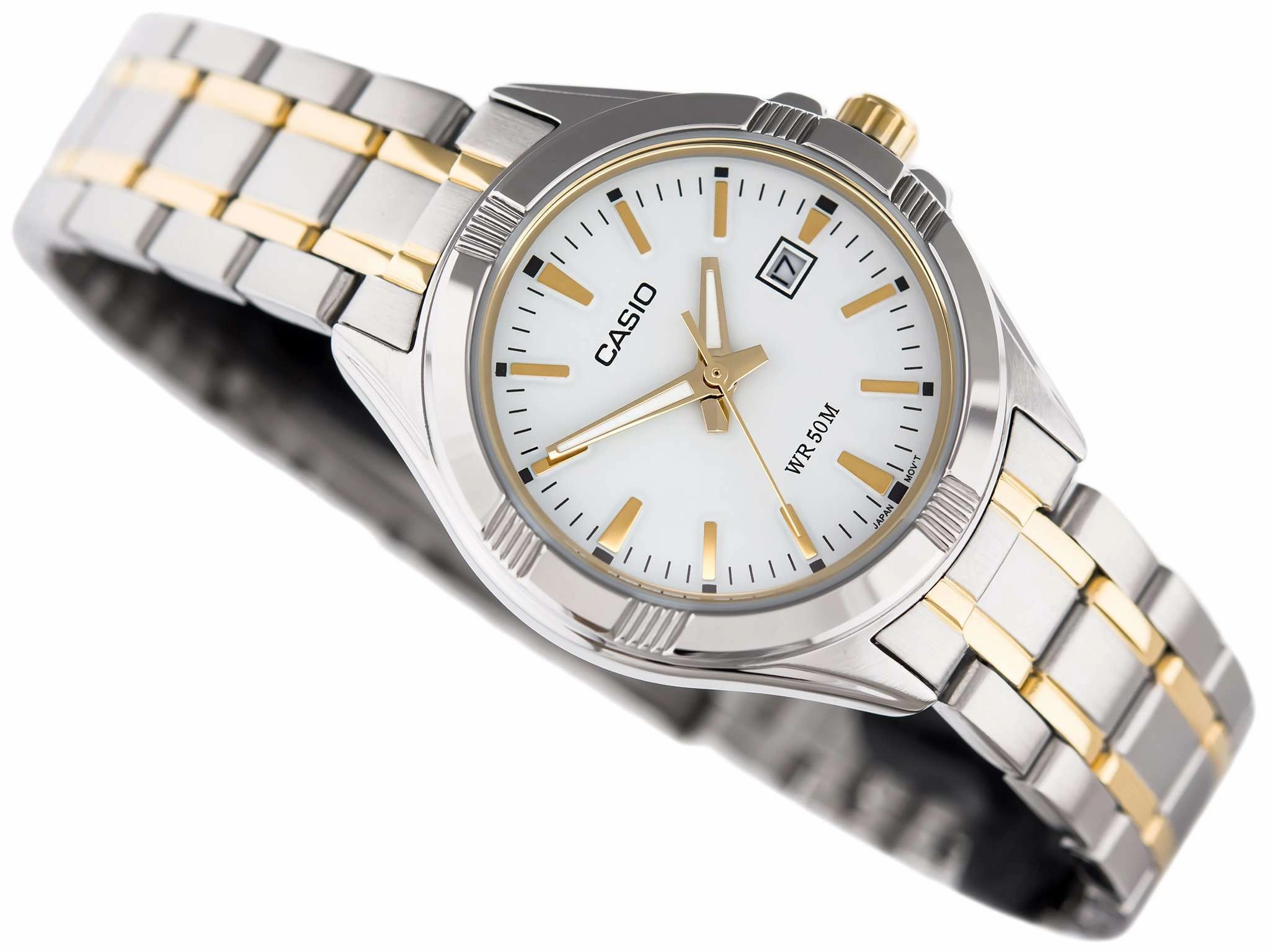 Casio LTP-1308SG-7AVDF Two-tone Stainless Steel Strap Watch for Women