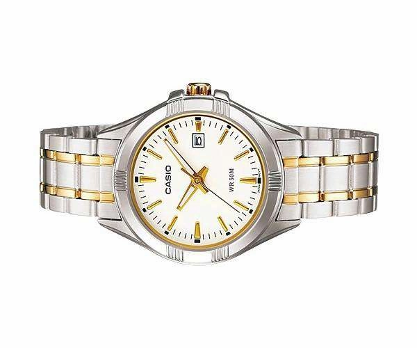 Casio LTP-1308SG-7AVDF Two-tone Stainless Steel Strap Watch for Women