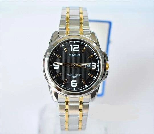 Casio LTP-1314SG-1AVDF Two Tone Stainless Steel Strap Watch for Women