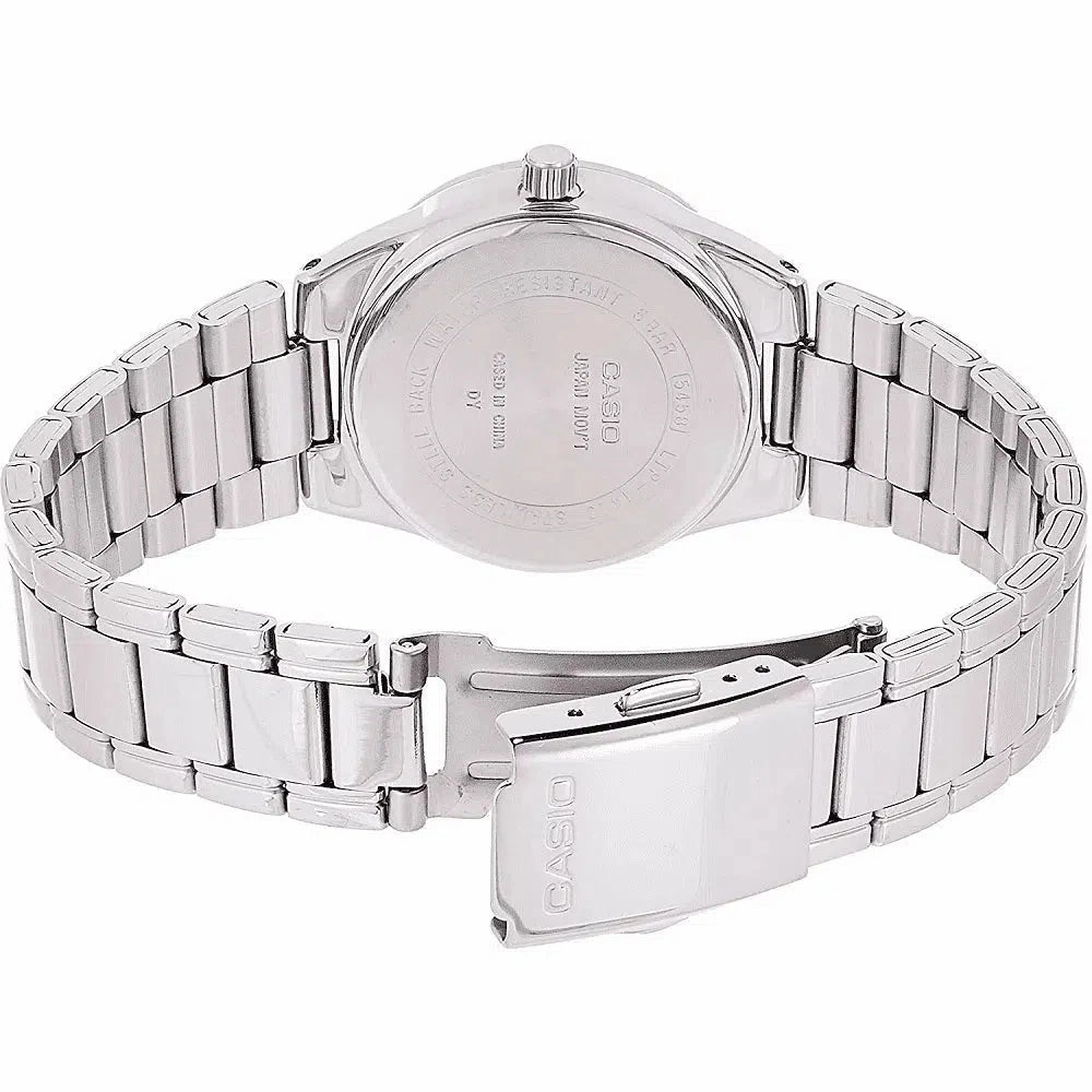 Casio LTP-1410D-4A Silver Stainless Watch for Women