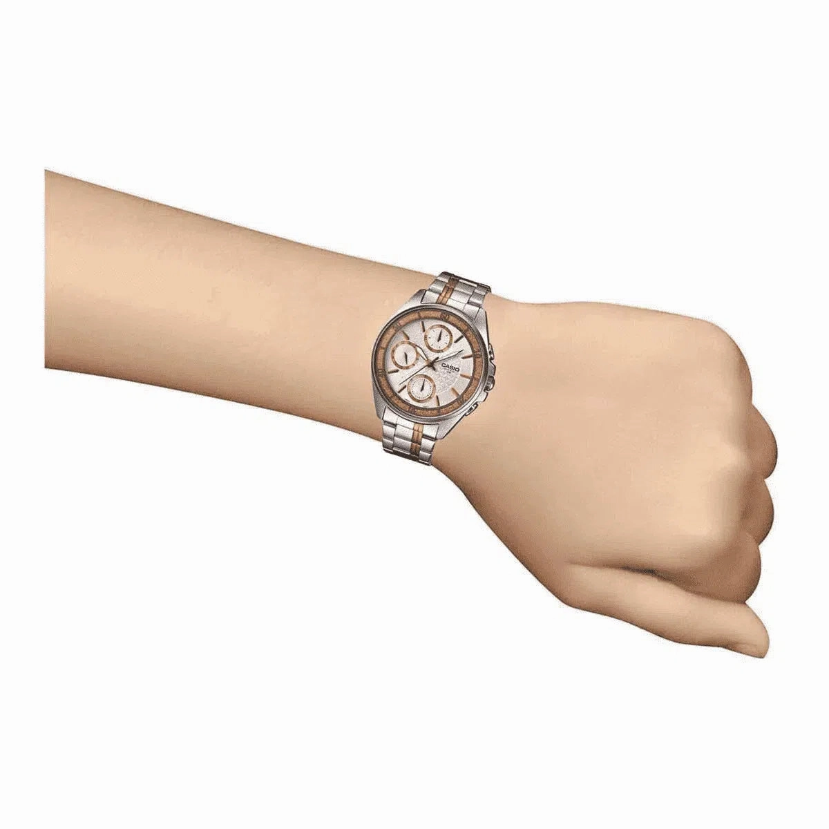 Casio LTP-2086RG-7A Two-Tones Stainless Watch for Women