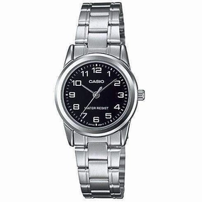 Casio LTP-V001D-1B Silver Stainless Watch for Women