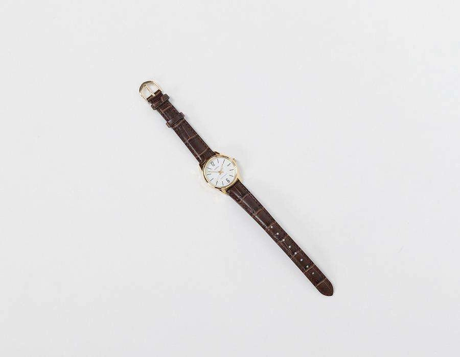 Casio LTP-V005GL-7B Brown Leather Strap Watch for Women