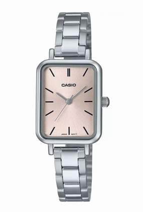 Casio LTP-V009D-4E Analog Stainless Steel Strap Watch For Women