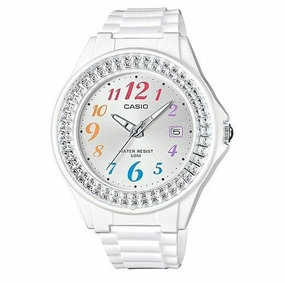Casio LX-500H-7B White Resin Watch For Women