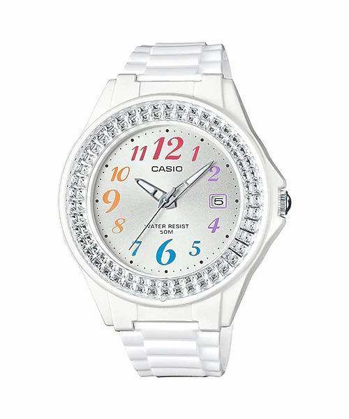 Casio LX-500H-7B White Resin Watch For Women