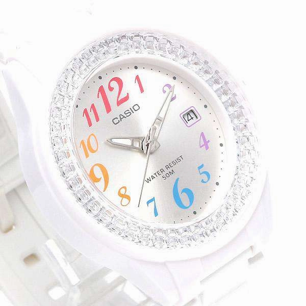 Casio LX-500H-7B White Resin Watch For Women