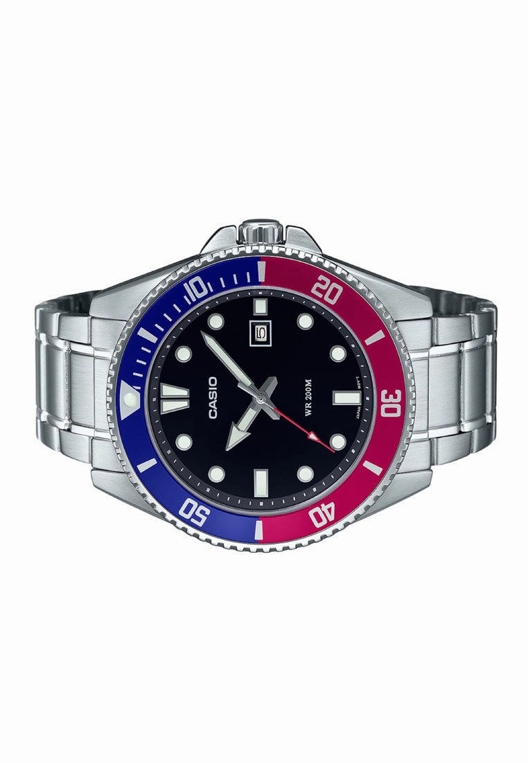 Casio MDV-107D-1A3 Rolex PEPSI 44m Budget-Friendly Alternative