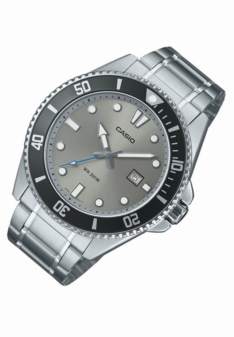 Casio MDV-107D-8A Analog Stainless Steel Strap Watch For Men