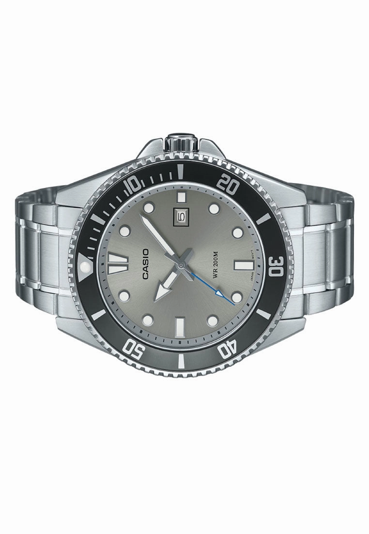 Casio MDV-107D-8A Analog Stainless Steel Strap Watch For Men