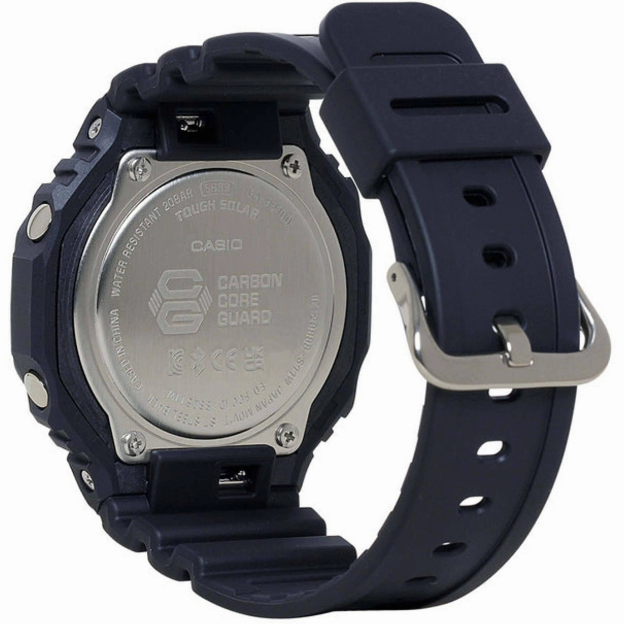 Casio Men's Analog Digital Watch - G-Shock 2100 Series Alarm Resin Strap | GAB2100-1A