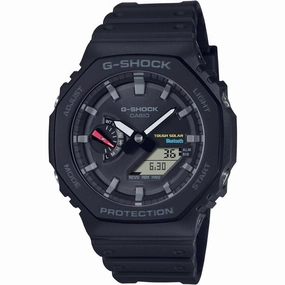 Casio Men's Analog Digital Watch - G-Shock 2100 Series Alarm Resin Strap | GAB2100-1A