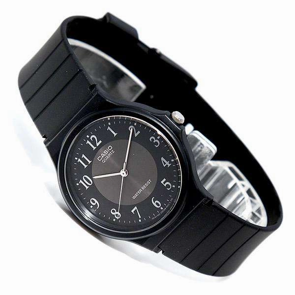 Casio MQ-24-1B3LDF Black Rubber Strap Unisex Watch