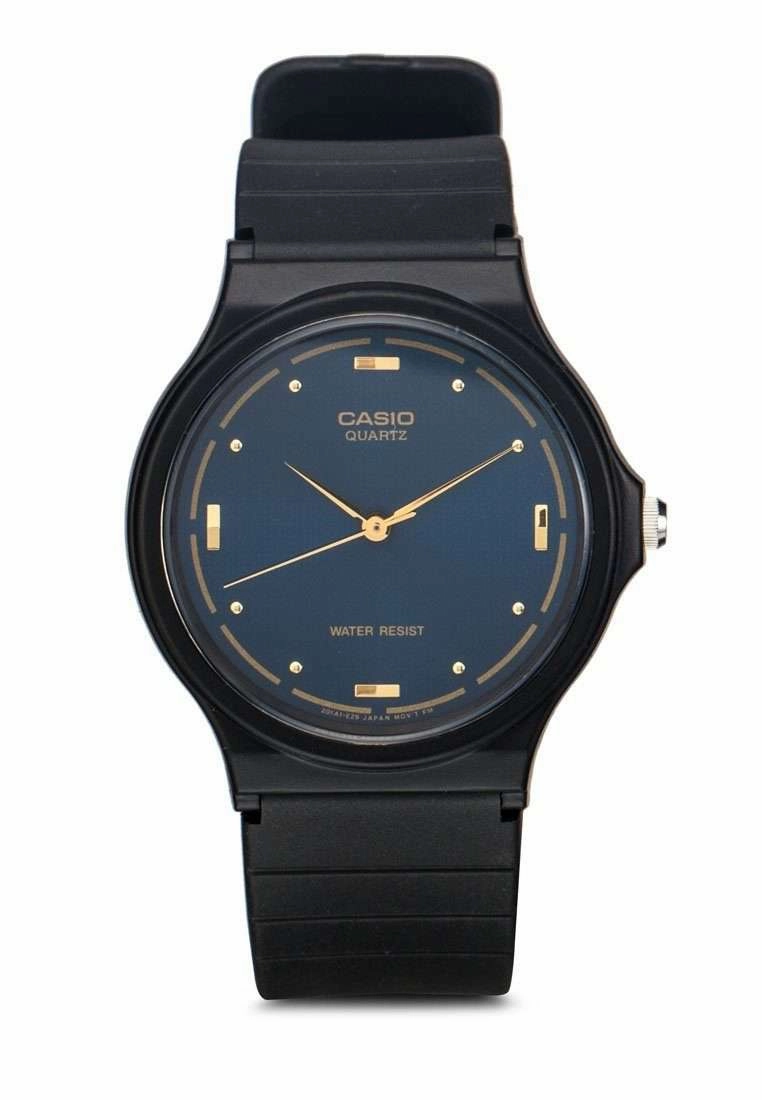 Casio MQ-76-2ALDF Analog Black Resin Strap Watch for Men