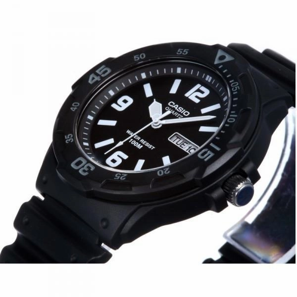 Casio MRW-200H-1B2 Black Resin Strap Watch for Men