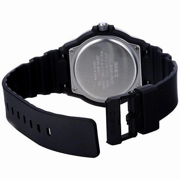 Casio MRW-200H-1B2 Black Resin Strap Watch for Men