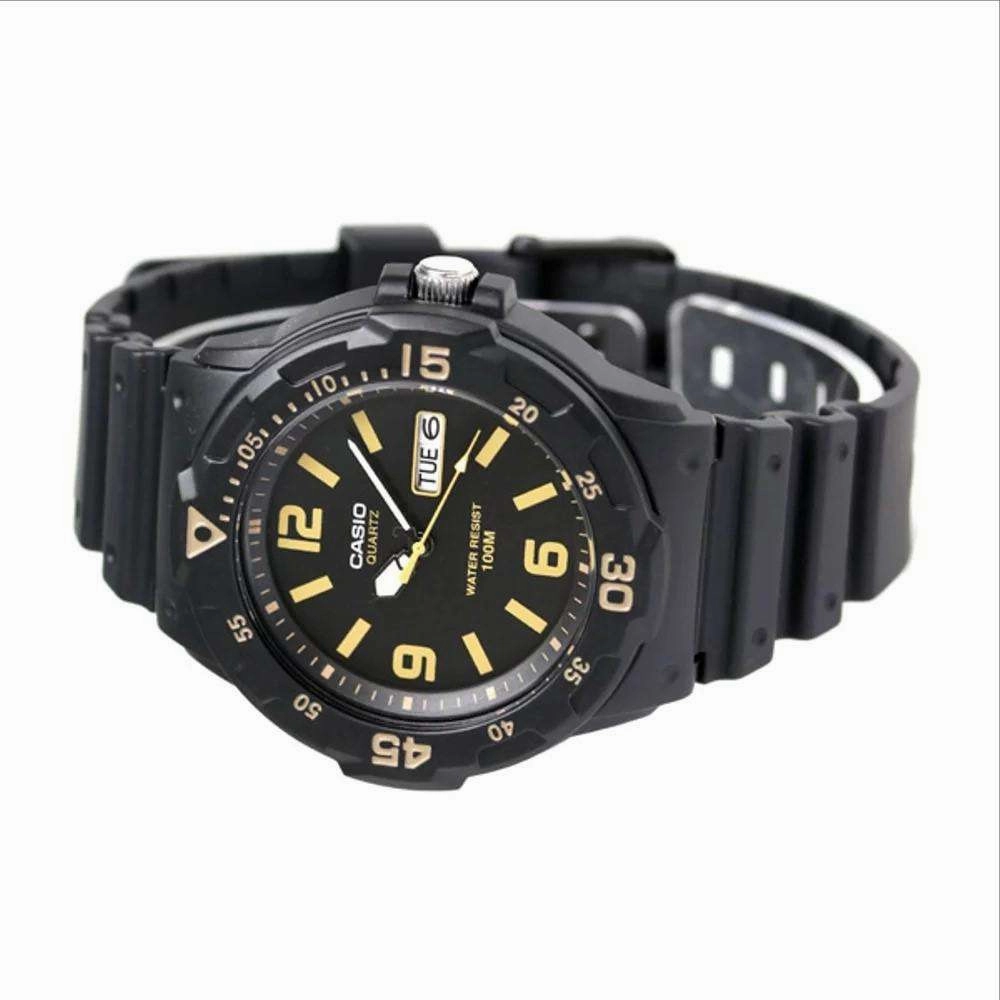 Casio MRW-200H-1B3VDF Analog Black Resin Strap Watch for Men