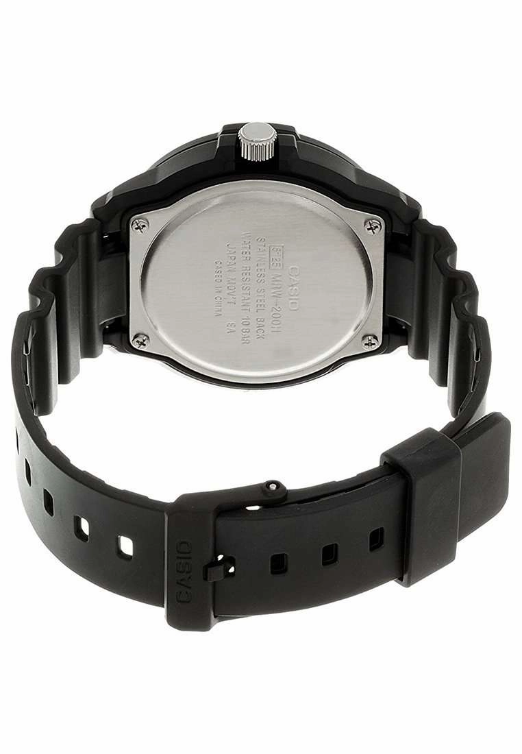 Casio MRW-200H-1B3VDF Analog Black Resin Strap Watch for Men