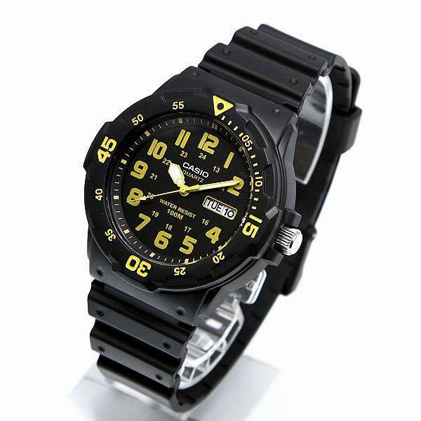 Casio MRW-200H-9B Black Resin Strap Watch for Men