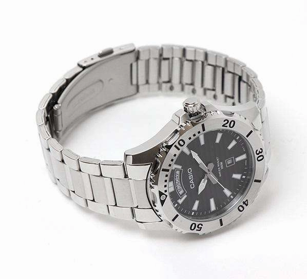 Casio MTD-1087D-1A Silver Stainless Steel Marine Sports Watch for Men