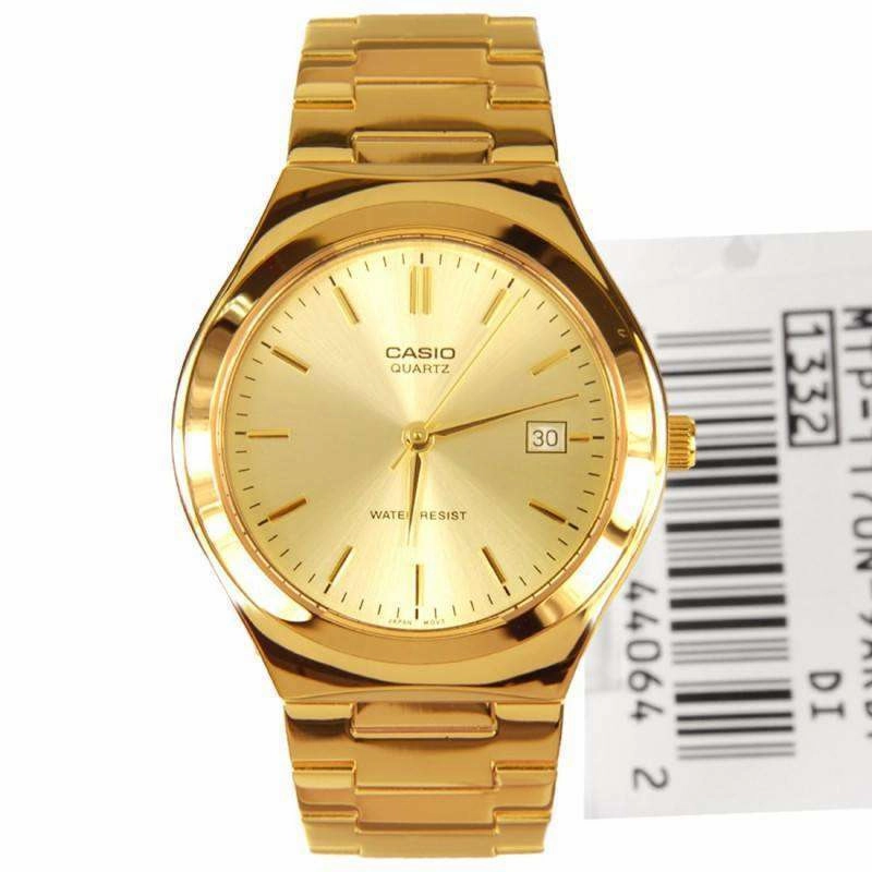 Casio MTP-1170N-9A Gold Plated Watch for Men and Women