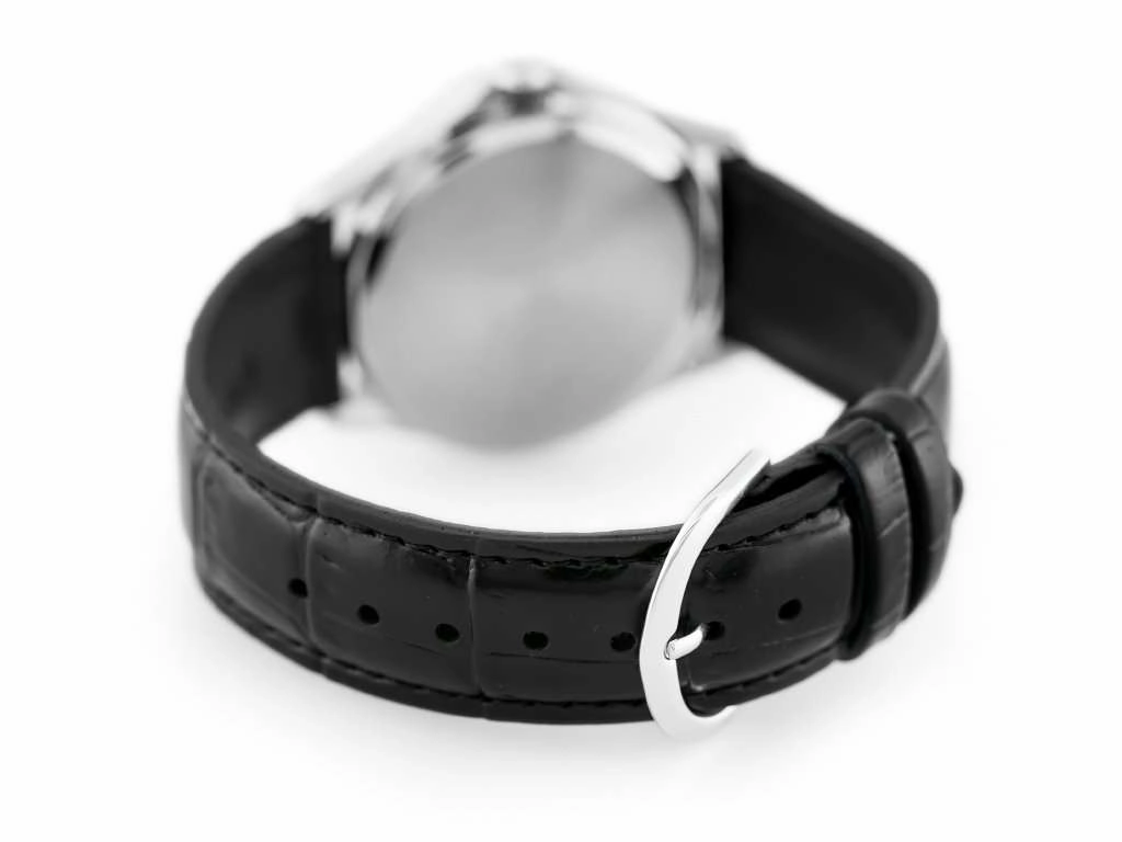 Casio MTP-1183E-7ADF Black Leather Strap Watch for Men