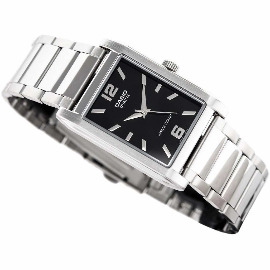 Casio MTP-1235D-1ADF Silver Stainless Steel Strap Watch for Men