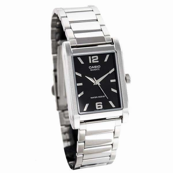 Casio MTP-1235D-1ADF Silver Stainless Steel Strap Watch for Men