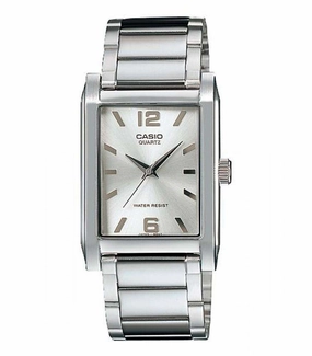 Casio MTP-1235D-7ADF Silver Stainless Steel Strap Watch for Men