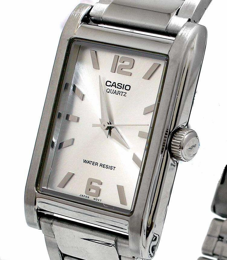 Casio MTP-1235D-7ADF Silver Stainless Steel Strap Watch for Men