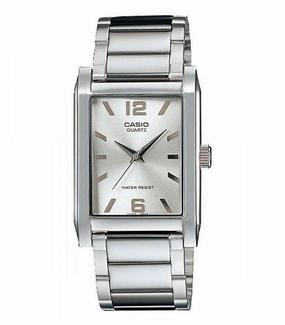 Casio MTP-1235D-7ADF Silver Stainless Steel Strap Watch for Men