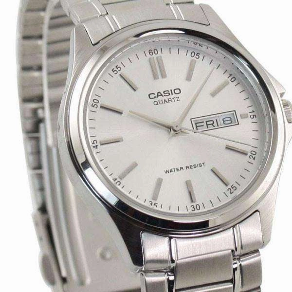 Casio MTP-1239D-7ADF Silver Stainless Steel Strap Watch for Men