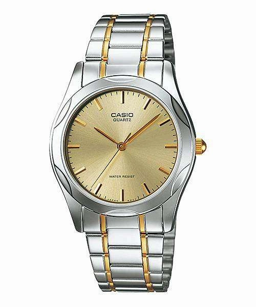 Casio MTP-1275SG-9A Two Tone Stainless Steel Watch for Men