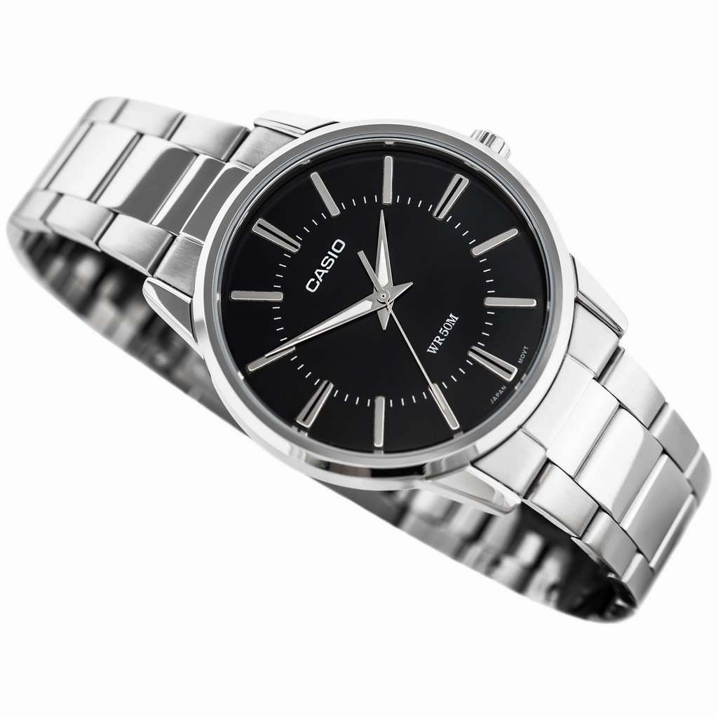 Casio MTP-1303D-1AVDF Silver Stainless Steel Strap Watch for Men