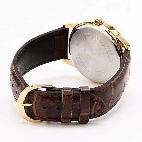 Casio MTP-V001GL-9B Brown Leather Watch for Men