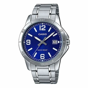 Casio MTP-V004D-2B Silver Stainless Watch for Men