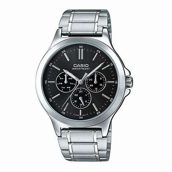 Casio MTP-V300D-1A Silver Stainless Watch for Men