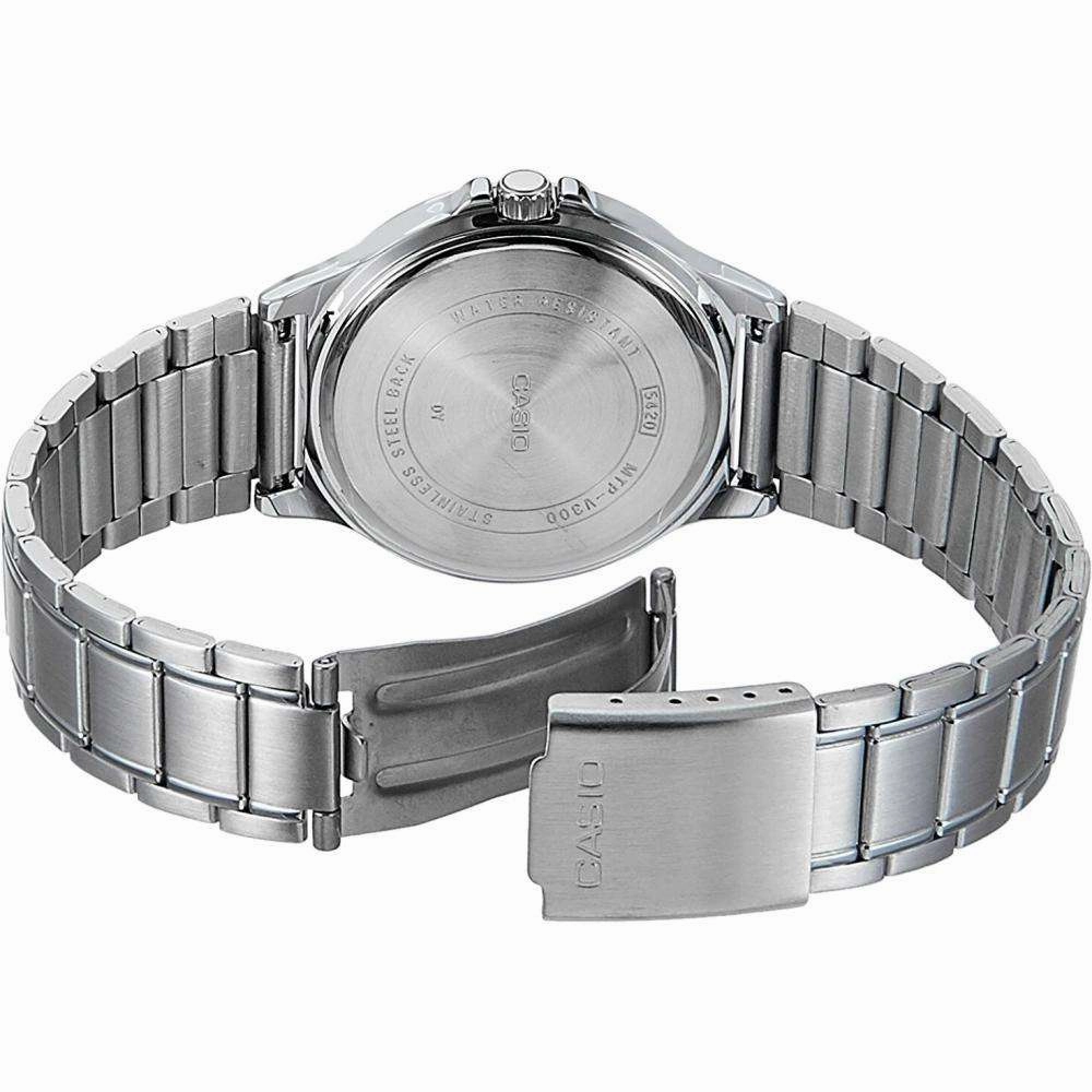 Casio MTP-V300D-3A Silver Stainless Watch for Men