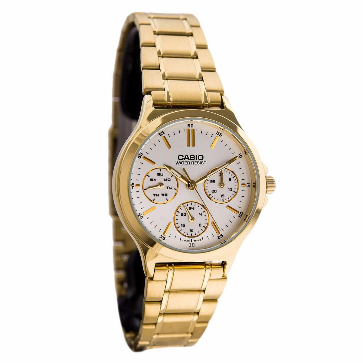 Casio MTP-V300G-7A Gold Stainless Watch for Men