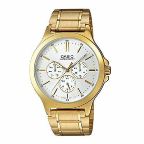 Casio MTP-V300G-7A Gold Stainless Watch for Men