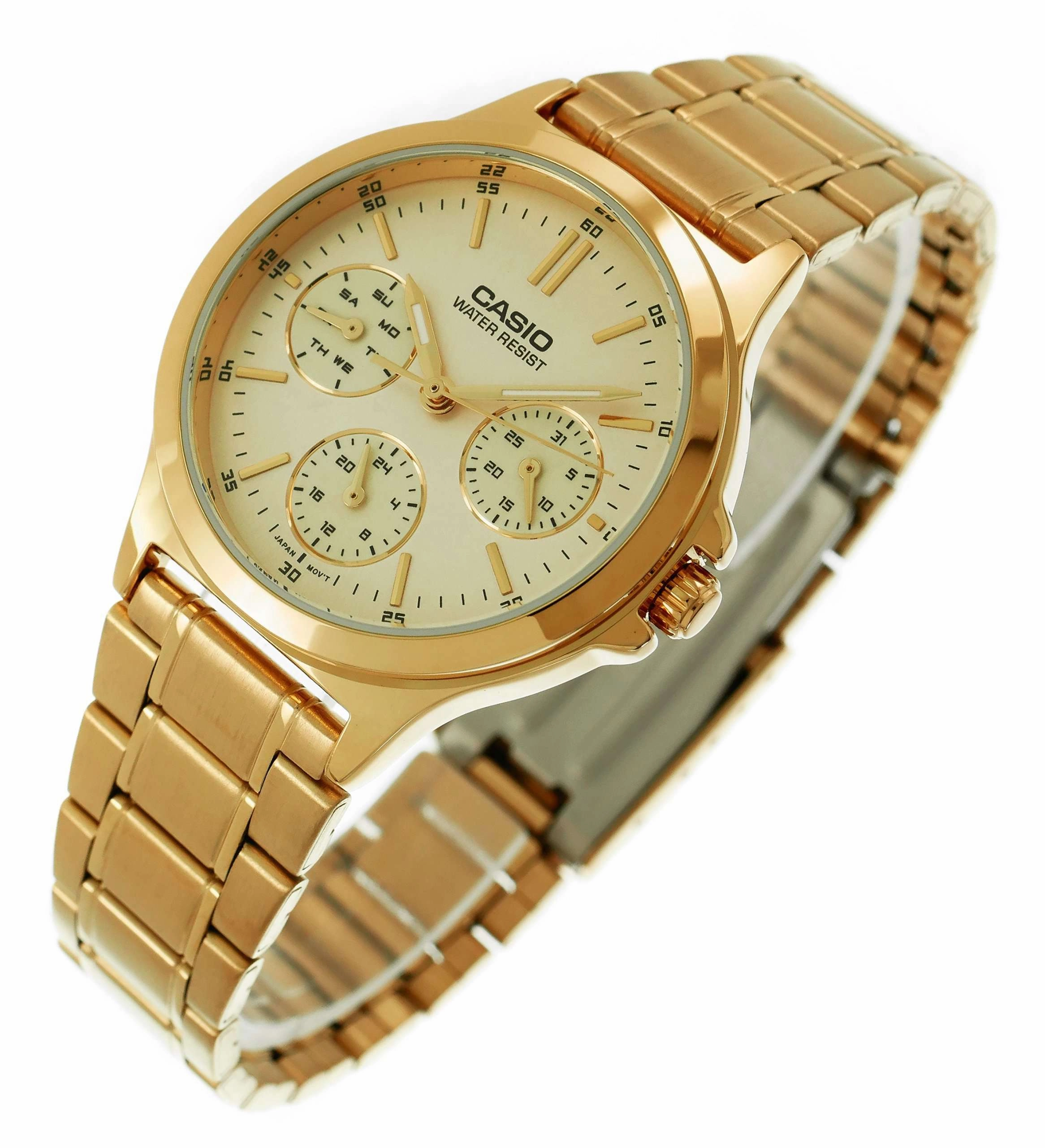 Casio MTP-V300G-9AUDF Gold Stainless Watch for Men