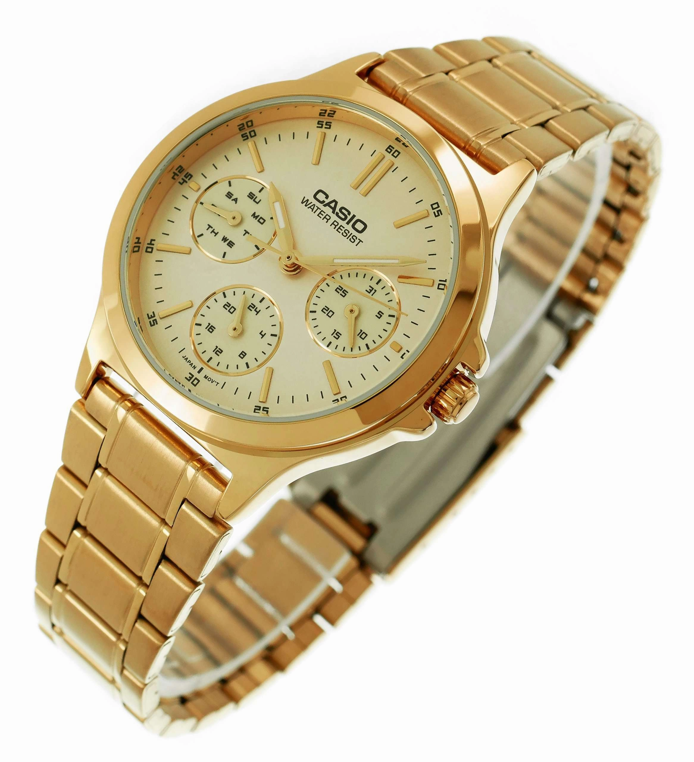 Casio MTP-V300G-9AUDF Gold Stainless Watch for Men