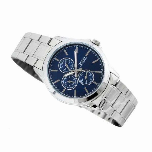 Casio MTP-V302D-2A Silver Stainless Watch for Men