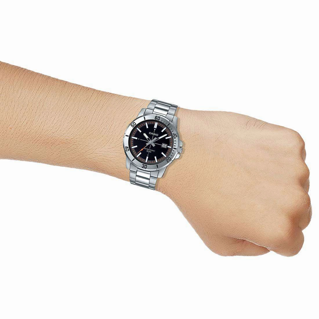 Casio MTP-VD01D-1E2VUDF Silver Stainless Watch for Men